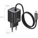МЗП Usams US-CC261 GaN JC Ser. 20W (2USB-C) + кабель Type-C to Type-C Black