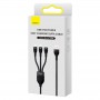 Дата кабель Baseus Flash Series 2 USB to MicroUSB-Lightning-Type-C 66W (1.2m) (CASS04000)