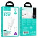 МЗП Hoco N62 Gentle PD30W (1USB-C) + кабель Type-C to Lightning White