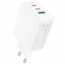 МЗП Acefast A41 PD65W GaN (2*USB-C+USB-A) White