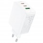 МЗП Acefast A41 PD65W GaN (2*USB-C+USB-A) White