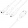 Дата кабель Borofone BX71 USB to 3in1 (1m)