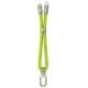 Дата кабель-шнурок Hoco GH5 Elegant Type-C to Lightning (0.21m) Fluorescent Green