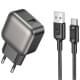 МЗП Borofone BAS52A Absolute QC3.0 18W (1USB-A) + кабель USB to Type-C Black