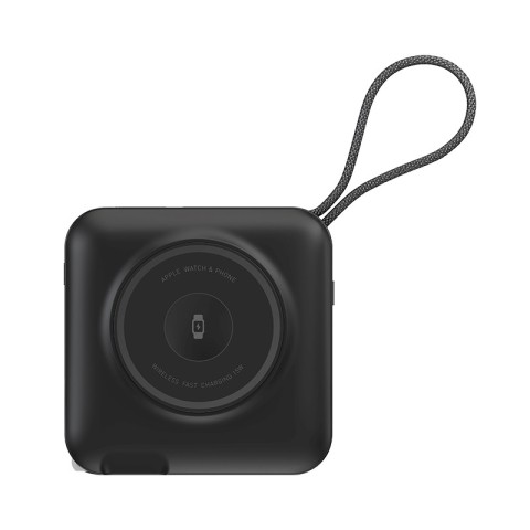 Портативний ЗП Power Bank WIWU Wi-P051 6 in 1 PD45W з БЗП+iWatch 15000 mAh Black