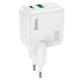 МЗП Hoco C111A PD 30W+QC3.0 (1USB-A/1C) White