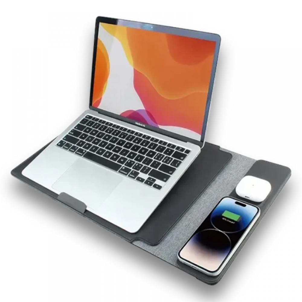 Підставка-чохол для ноутбуку STAND S100 з БЗП 4in1 15W (13-14'') Black