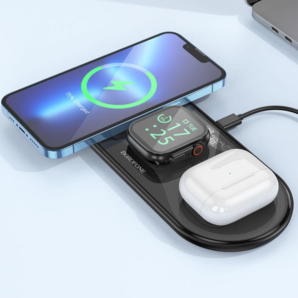 БЗП Borofone BQ19 3in1 Чорний