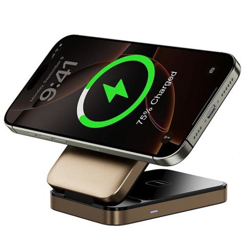 БЗП WIWU Wi-W038 Triple 3 in 1 wireless charger Gold