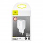 МЗП USAMS US-CC090 T24 2.1A Dual USB Travel Charger （EU） Білий