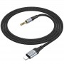 Аудіо кабель Aux Hoco UPA26 Fresh Lightning to 3.5mm (1m) Black