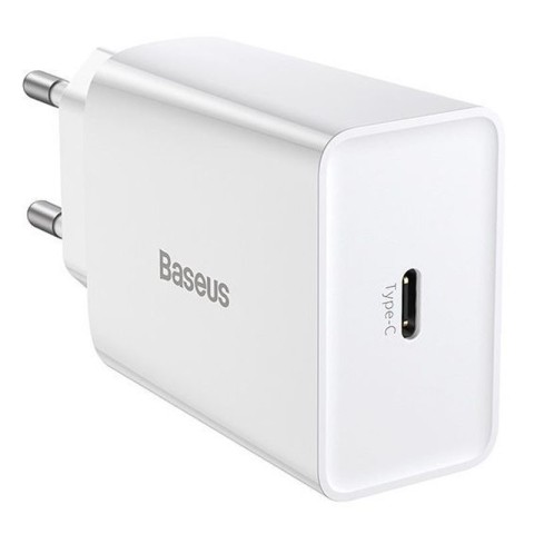 МЗП Baseus Speed Mini Quick Charger 20W (1USB-C) (CCFS-S) Білий