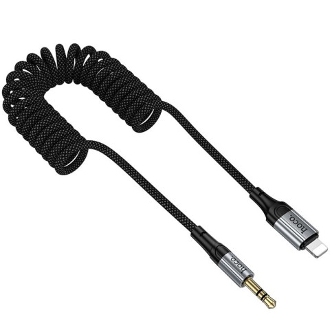 Аудіо кабель Aux Hoco UPA33A Nuevo (Lightning to AUX 3.5mm) (1.5m) Black