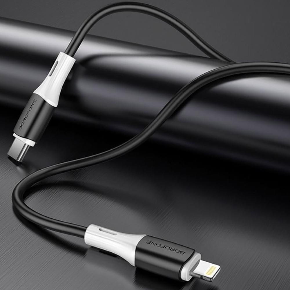 Дата кабель Borofone BX79 Type-C to Lightning (1m) Чорний