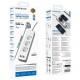 Подовжувач Borofone BAC9 Power PD20W (3USB-A/1C/3xSocket) (2m) White