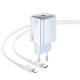 МЗП Hoco N47 Glorious PD30W (1USB-C) + кабель Type-C to Lightning Blue