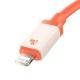 Дата кабель Baseus 0°C Series Fast Charging Type-C to Lightning 20W (1m) (P10368802731) Canyon Coral