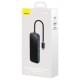 Перехідник Baseus Hub AcmeJoy 4-Port Type-C (USB3.0*3+Type-C PD&Data*1) (WKJZ) Dark Gray