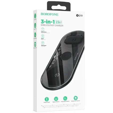БЗП Borofone BQ19 3in1 Чорний