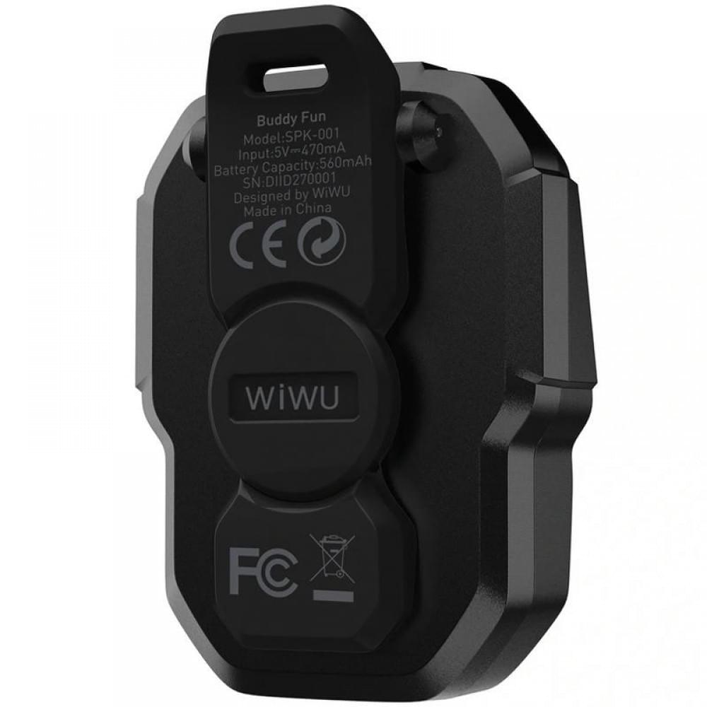 Bluetooth Колонка WiWU SPK-001 Buddy Fun with Magnetic Clip Black