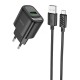 МЗП Hoco C140A Smart QC3.0 18W (1USB-A) + кабель USB to MicroUSB Black