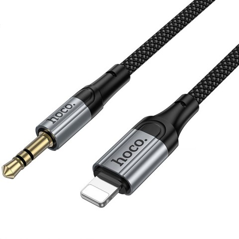 Аудіо кабель Aux Hoco UPA33A Nuevo (Lightning to AUX 3.5mm) (1.5m) Black