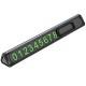 Автовізитка Borofone FC3 Ronny Black / Metal gray