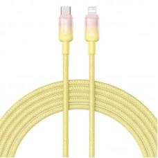 Дата кабель Baseus Discolor Series Fast Charging Type-C to Lightning 20W (1m) (P10374901) Custard Yellow
