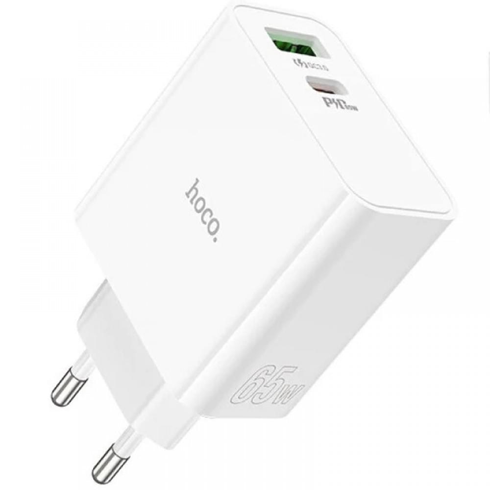 МЗП Hoco C113A Awesome PD65W (1USB-A/1C) White