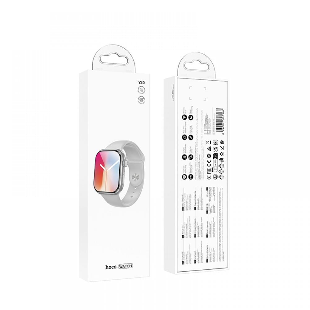 Смарт-годинник Hoco Smart Watch Y30 Smart sports watch (call version) Silver