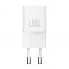 МЗП Baseus GaN5 Fast Charger (mini) PD20W (1USB-C) (CCGN05010) White