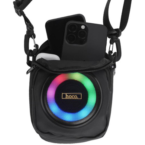 Сумка крос-боді зі вбудованою колонкою Hoco HC41 Wave Bass Black