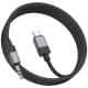Аудіо кабель Aux Hoco UPA32B Clever digital (Type-C to AUX 3.5mm) (1m) Black