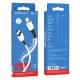 Дата кабель Borofone BX79 Type-C to Lightning (1m) Білий