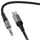 Аудіо кабель Aux Hoco UPA33B Nuevo (Type-C to AUX 3.5mm) (1.5m) Black