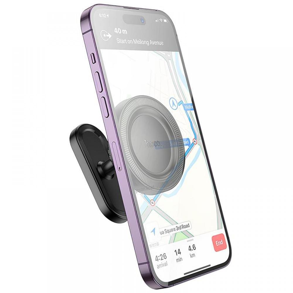 Автотримач Hoco H58 Show ring magnetic (multi-scene) Black