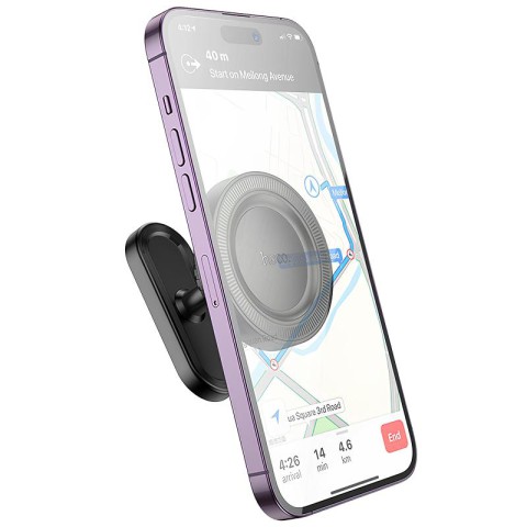 Автотримач Hoco H58 Show ring magnetic (multi-scene) Black