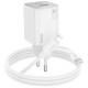 МЗП Hoco N41 Almighty PD20W+QC3.0 + Type-C to Lightning White