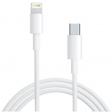 Дата кабель Foxconn для Apple iPhone Type-C to Lightning (AAA grade) (1m) (box, no logo) Білий