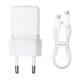 МЗП Baseus Palm Fast Charger 30W (1USB-C) + кабель Type-C to Type-C (P10111605113-01) Moon White