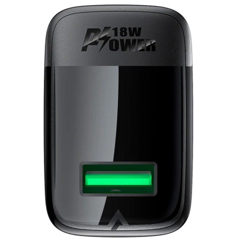МЗП Acefast A90 QC3.0 18W (1USB-A) Black