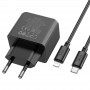 МЗП Hoco CS14A PD20W+QC3.0 (1USB-A/1C) + Type-C to Lightning Black