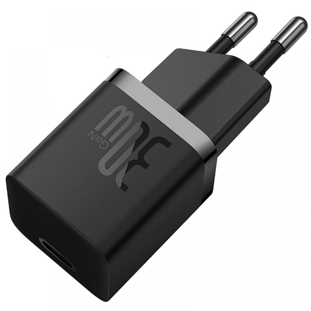 СЗУ Baseus GaN5 Fast Charger (mini) 30W (1USB-C) + кабель Type-C to Type-C (P10110902)