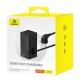 МЗП Baseus PowerCombo Tower PowerStrip 100W (2USB-A/2C/2Socket) (1.5m) (E00023609113-00) Cluster Black