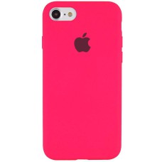 Чохол Silicone Case Full Protective (AA) для Apple iPhone 6/6s (4.7") Рожевий / Barbie pink