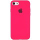 Чохол Silicone Case Full Protective (AA) для Apple iPhone 6/6s (4.7") Рожевий / Barbie pink