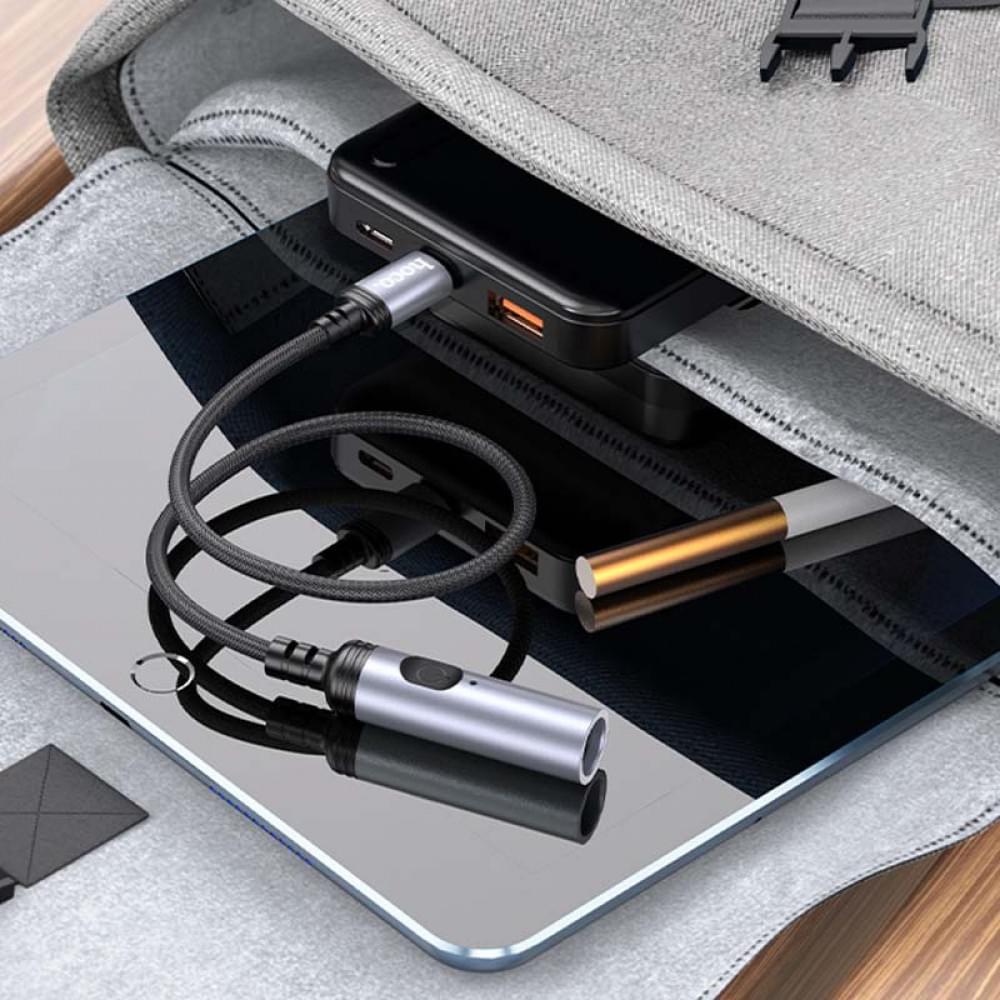 Портативный прикуриватель зажигалка Hoco UA30 Type-C
