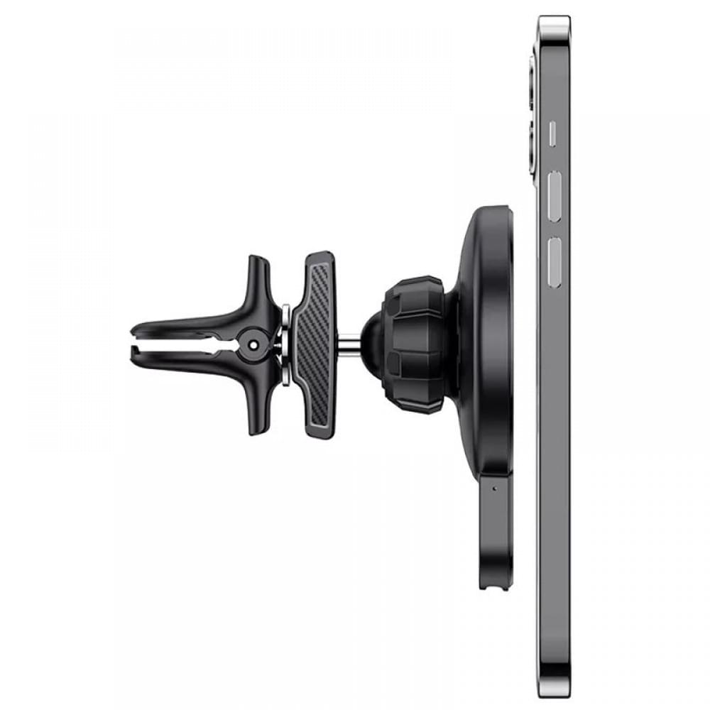 Автотримач з БЗП Hoco CA85 магнітний Black