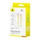 Дата кабель Baseus Discolor Series Fast Charging Type-C to Lightning 20W (1m) (P10374901) Custard Yellow