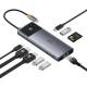 Перехідник HUB Baseus Metal Gleam Series II OS 10in1 (B00061800123-00) Cosmic Black Перехідник HUB Baseus Metal Gleam Series II OS 10in1 (B00061800123-00) Cosmic Black